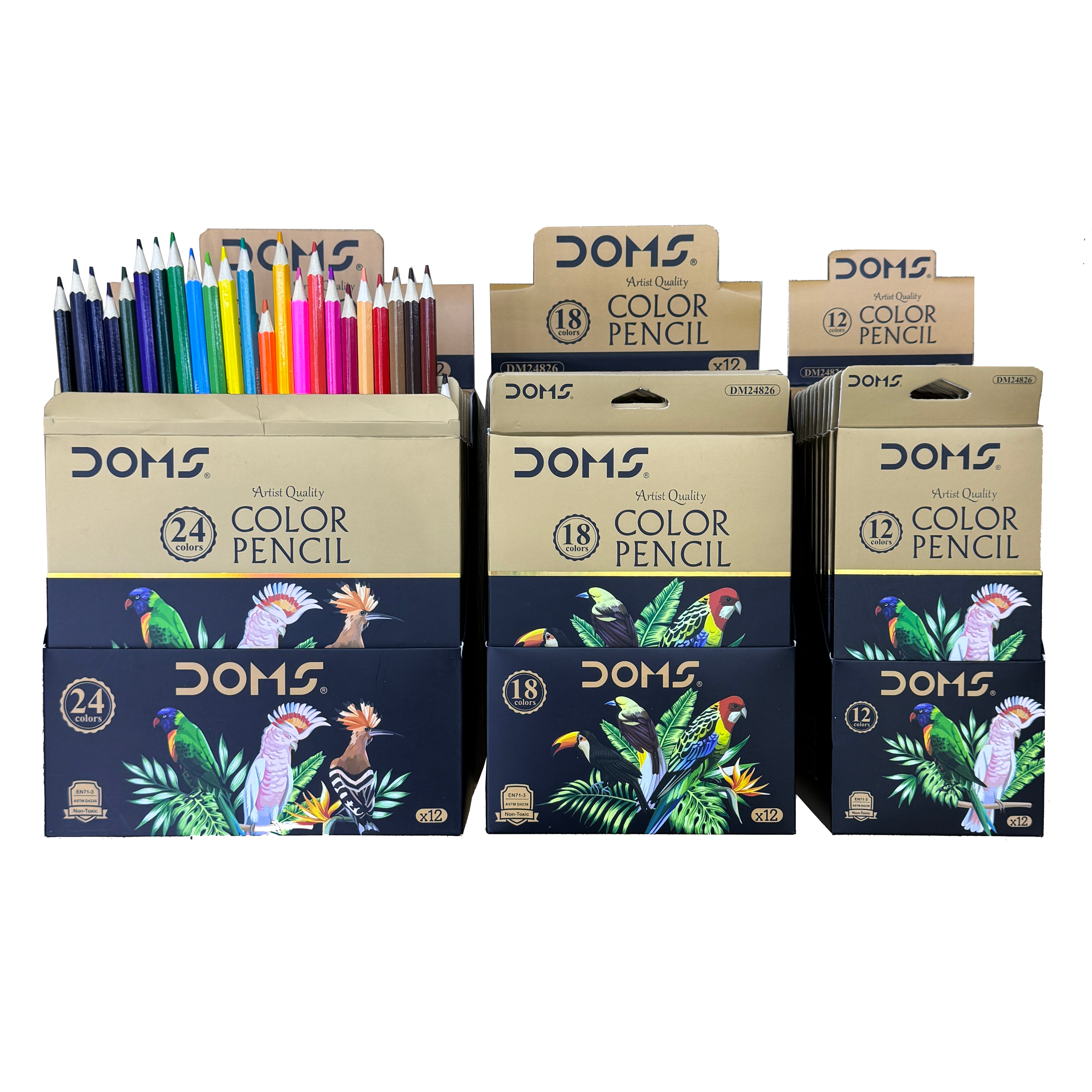 Gorgeous Bird Themed Colored Pencils, Exquisite 12/18/24 Colored Pencils.