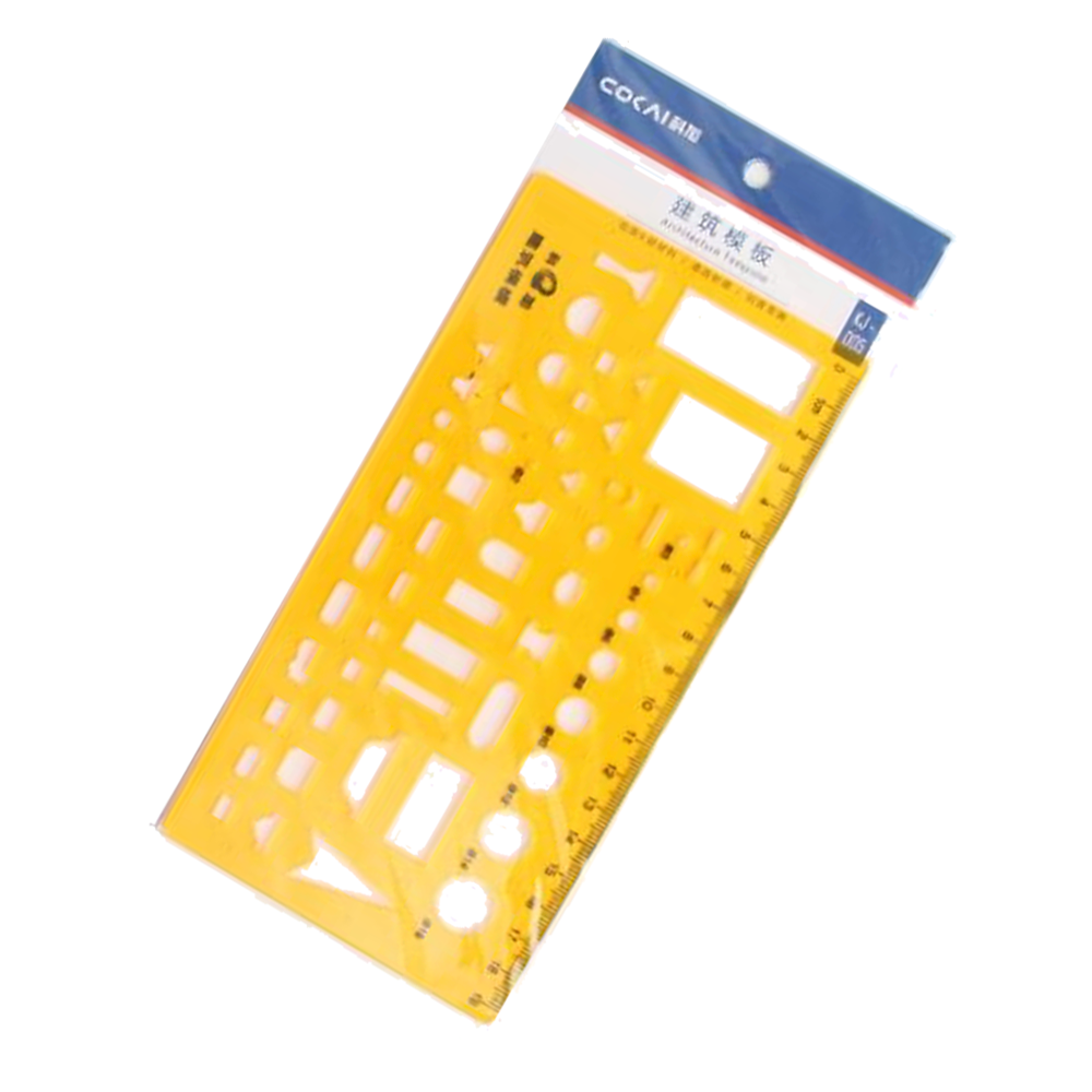 Drawing Ruler Capable of Drawing Various Geometric Shapes