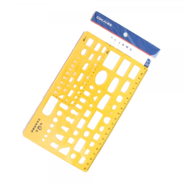 Drawing Ruler Capable of Drawing Various Geometric Shapes