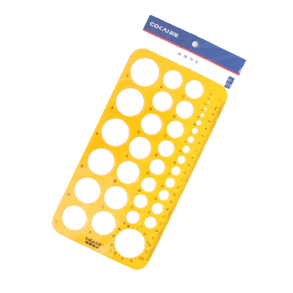 Drawing Ruler Specialized in Drawing Circles of Different Sizes