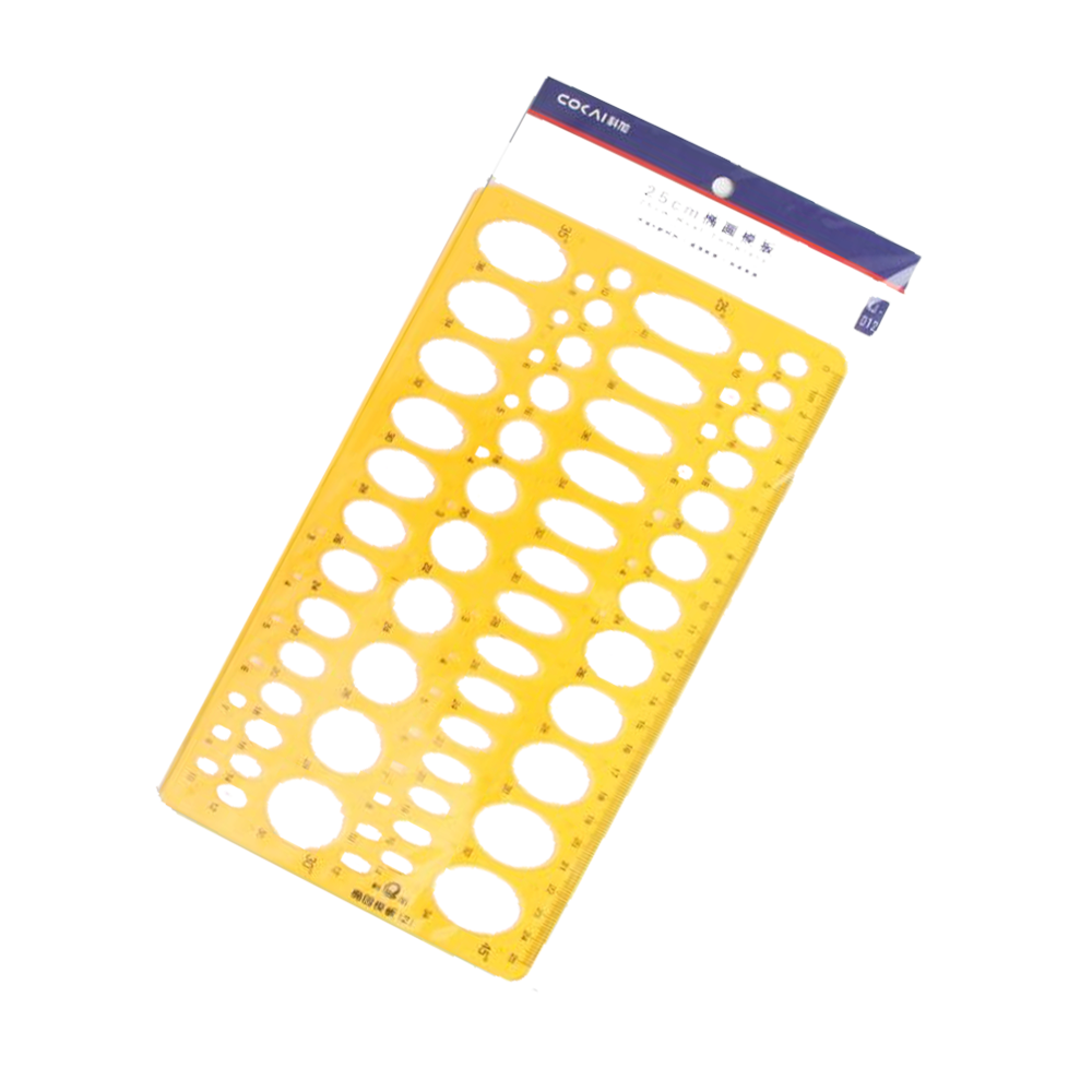 Drawing Ruler Specifically Designed for Drawing Ellipses