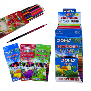 Double Ended Colored Pencil, Cartoon Dinosaur Themed Colored Pencil