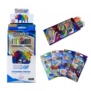 Colored Pencil in Colorful Dazzling Paper Box