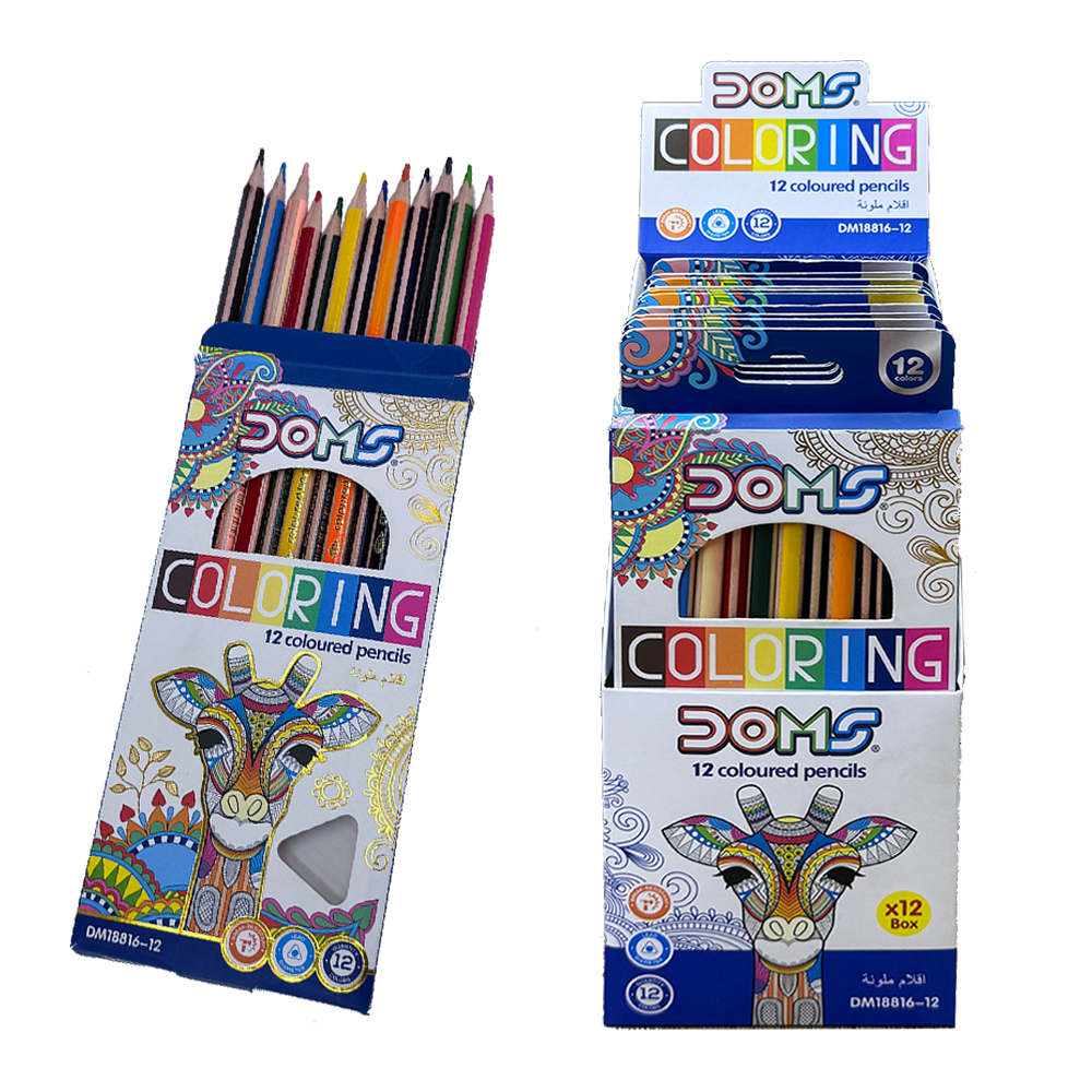 Colorful Deer Theme Colored Pencil