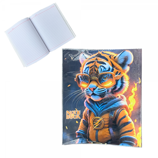 Customizable Notebook - Tiger Guy
