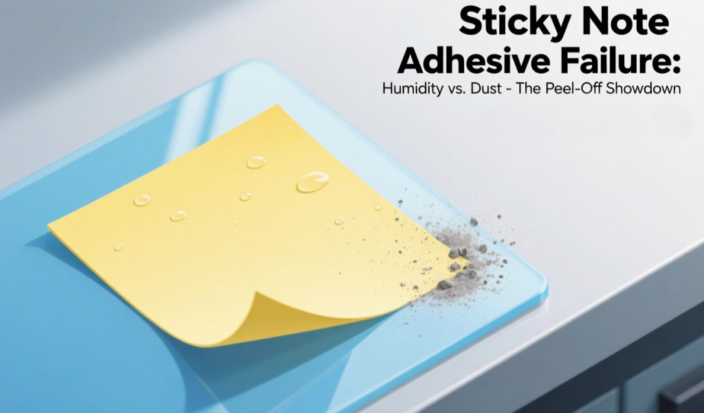 Sticky Note Adhesive Failure: Humidity vs. Dust – The Peel-Off Showdown ...